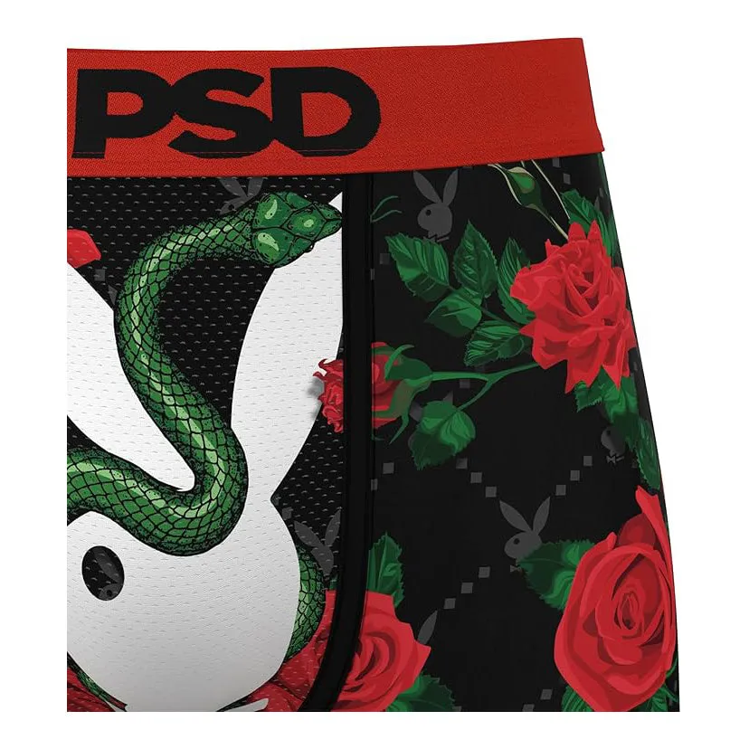 PSD Men's Multicolor Playboy Slither Boxer Briefs Small Underwear - 324180006-MUL-S