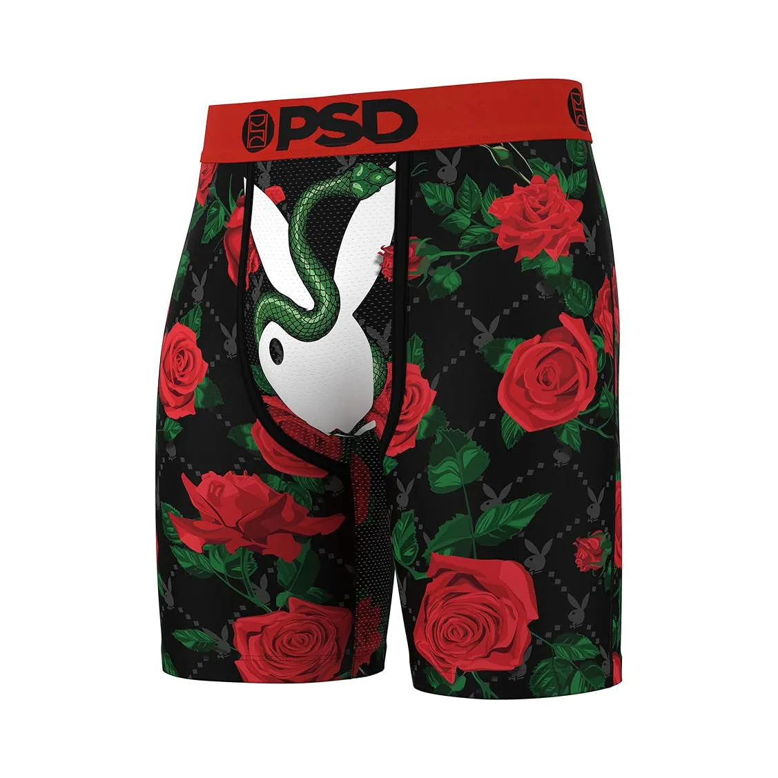 PSD Men's Multicolor Playboy Slither Boxer Briefs Small Underwear - 324180006-MUL-S