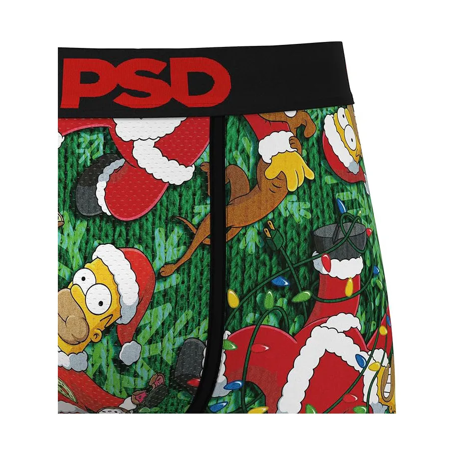 PSD Men's Multicolor Simpsons Boxer Briefs Large Underwear (Knit) - 424180021-MUL-L