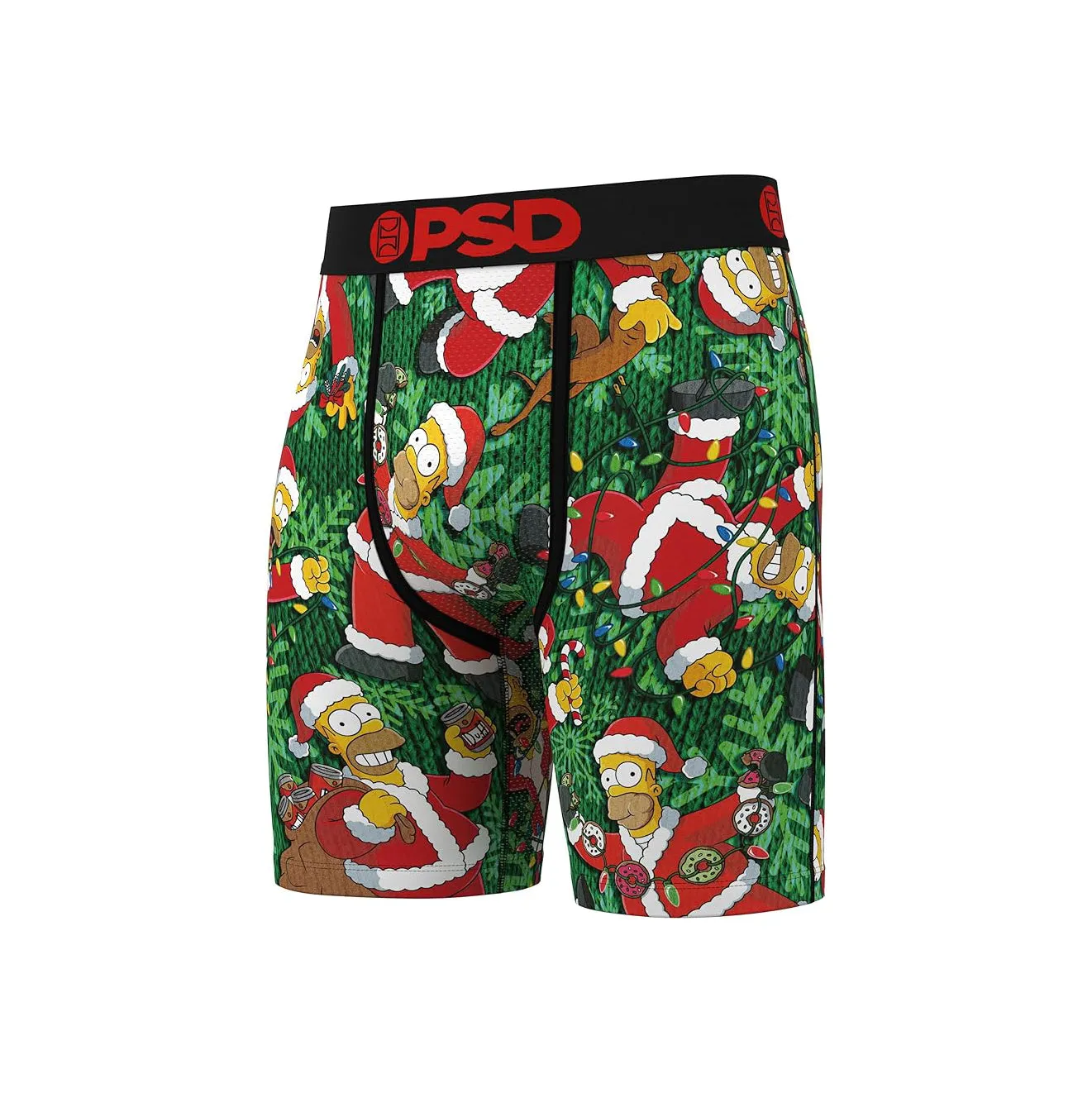 PSD Men's Multicolor Simpsons Boxer Briefs Large Underwear (Knit) - 424180021-MUL-L