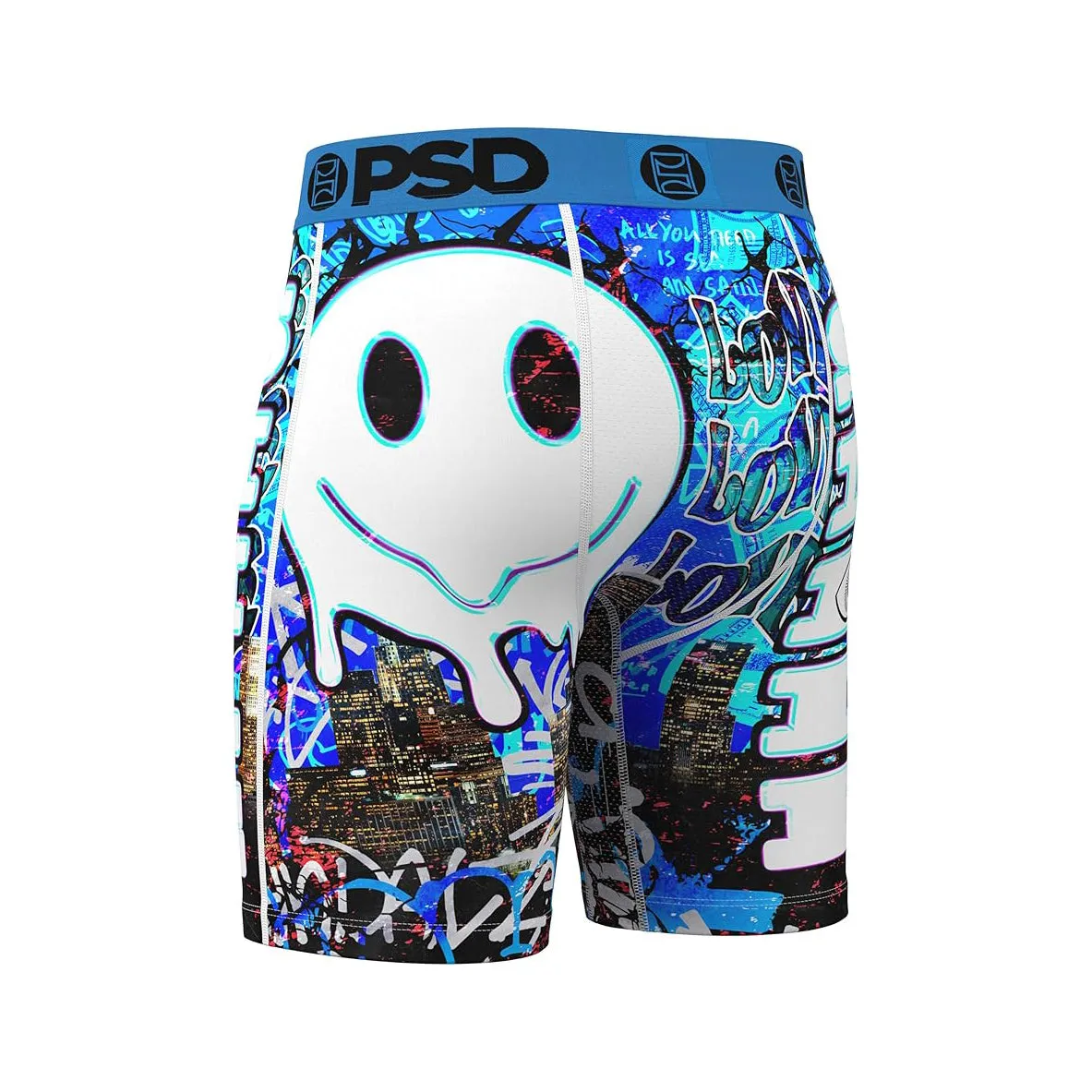 PSD Men's Multicolor Smile Order Boxer Briefs Small Underwear - 324180095-MUL-S