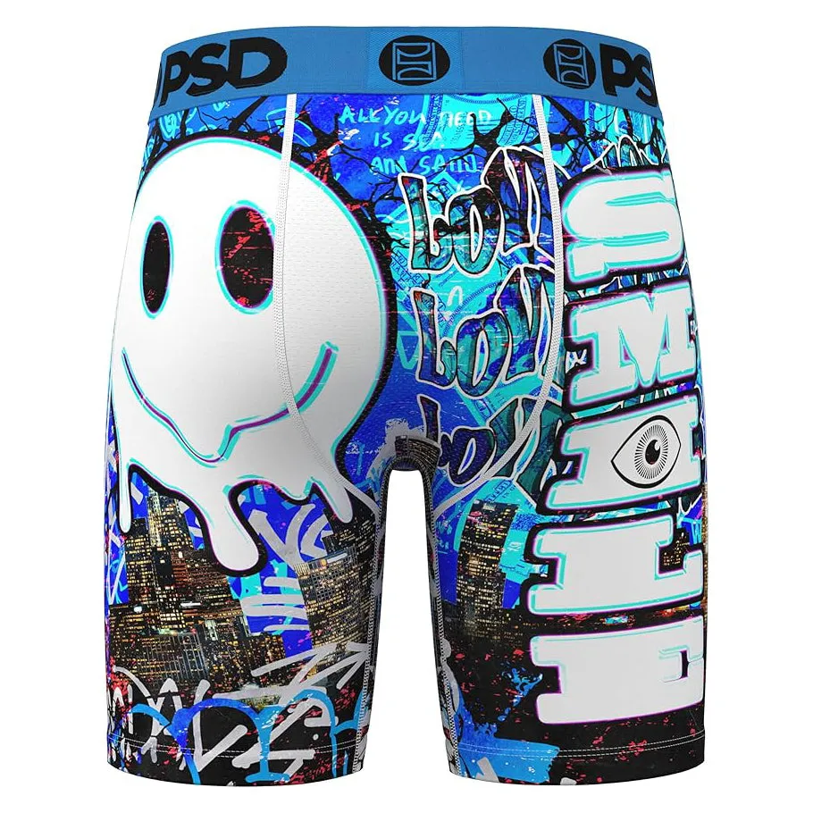 PSD Men's Multicolor Smile Order Boxer Briefs Small Underwear - 324180095-MUL-S