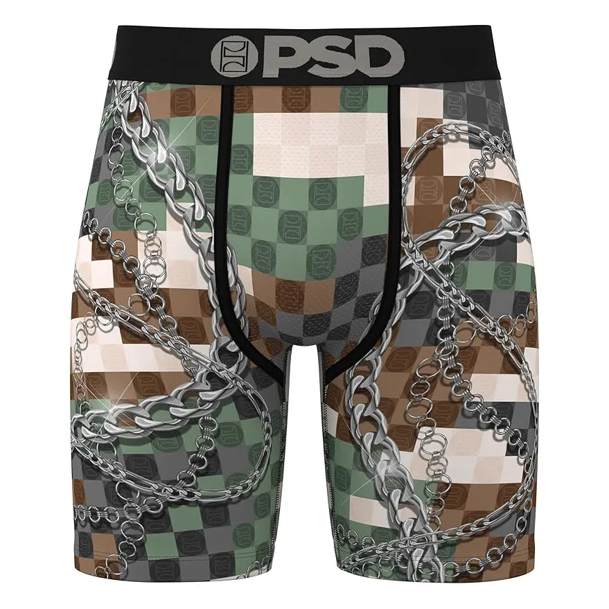 PSD Men's Multicolor Surreal Fly Boxer Briefs Small Underwear - 324180075-MUL-S