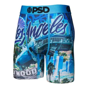 PSD Men's Multicolor Travel Destination Boxer Briefs Small Underwear - 424180087-MUL-S