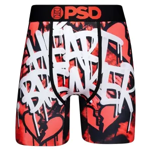 PSD Men's Red Heart-Breaker Boxer Briefs Underwear - 123180045-RED