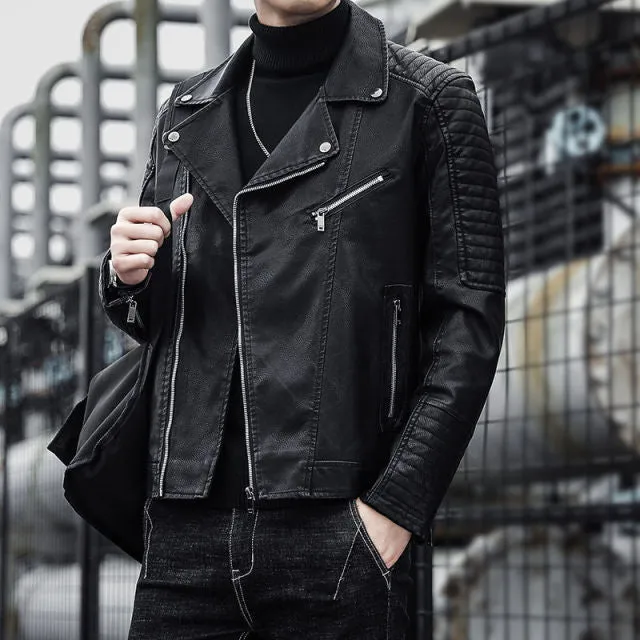 PU Leather Men's Jackets