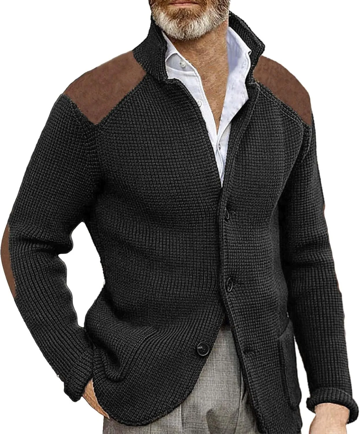 Pull Over Sweaters Mens Fashion Casual Personality Christmas Printed Couple Sweater Pullover Mens Button Down