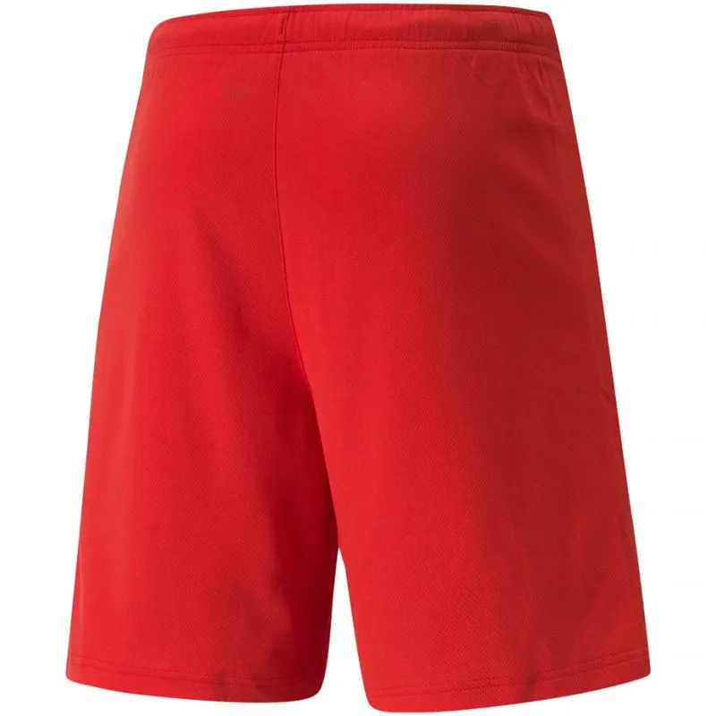 Puma teamRISE Men's Performance Red Shorts - Quick-Dry and Flexible Fit for Ultimate Training