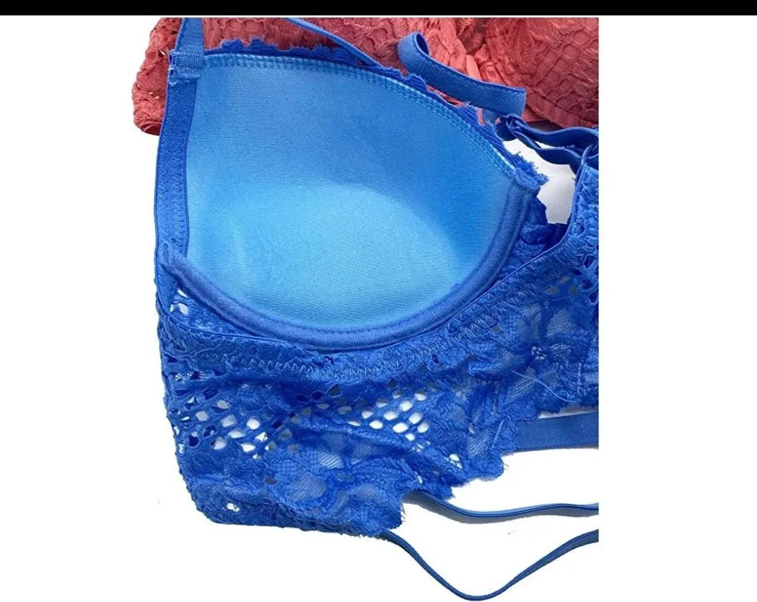 Push Up Front Close & Strappy Lace Bras