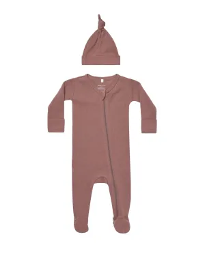 Quincy Mae - Waffle Sleep Set (Fig)