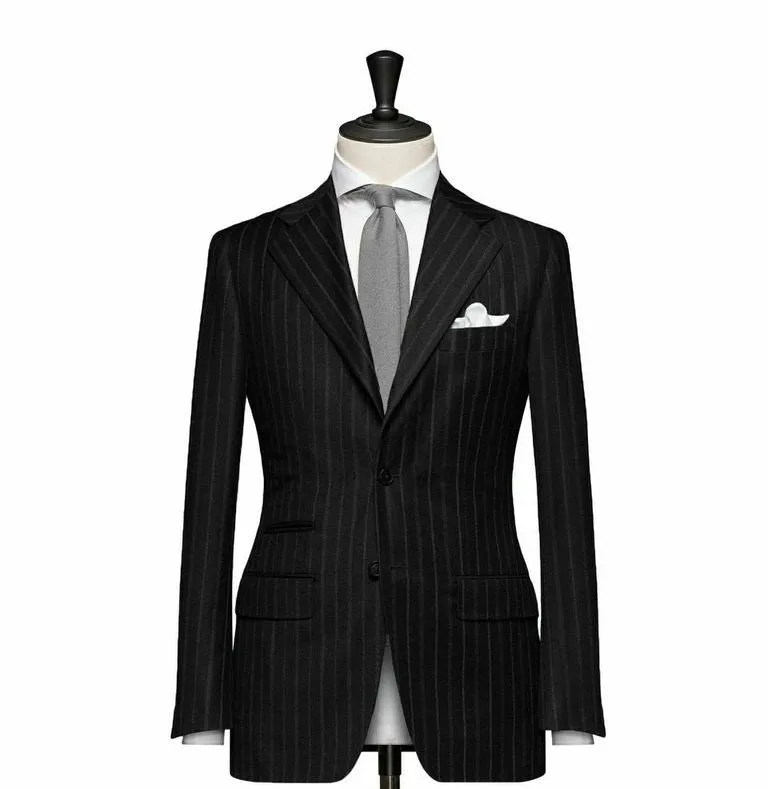 "The Cambridge" Black Suit