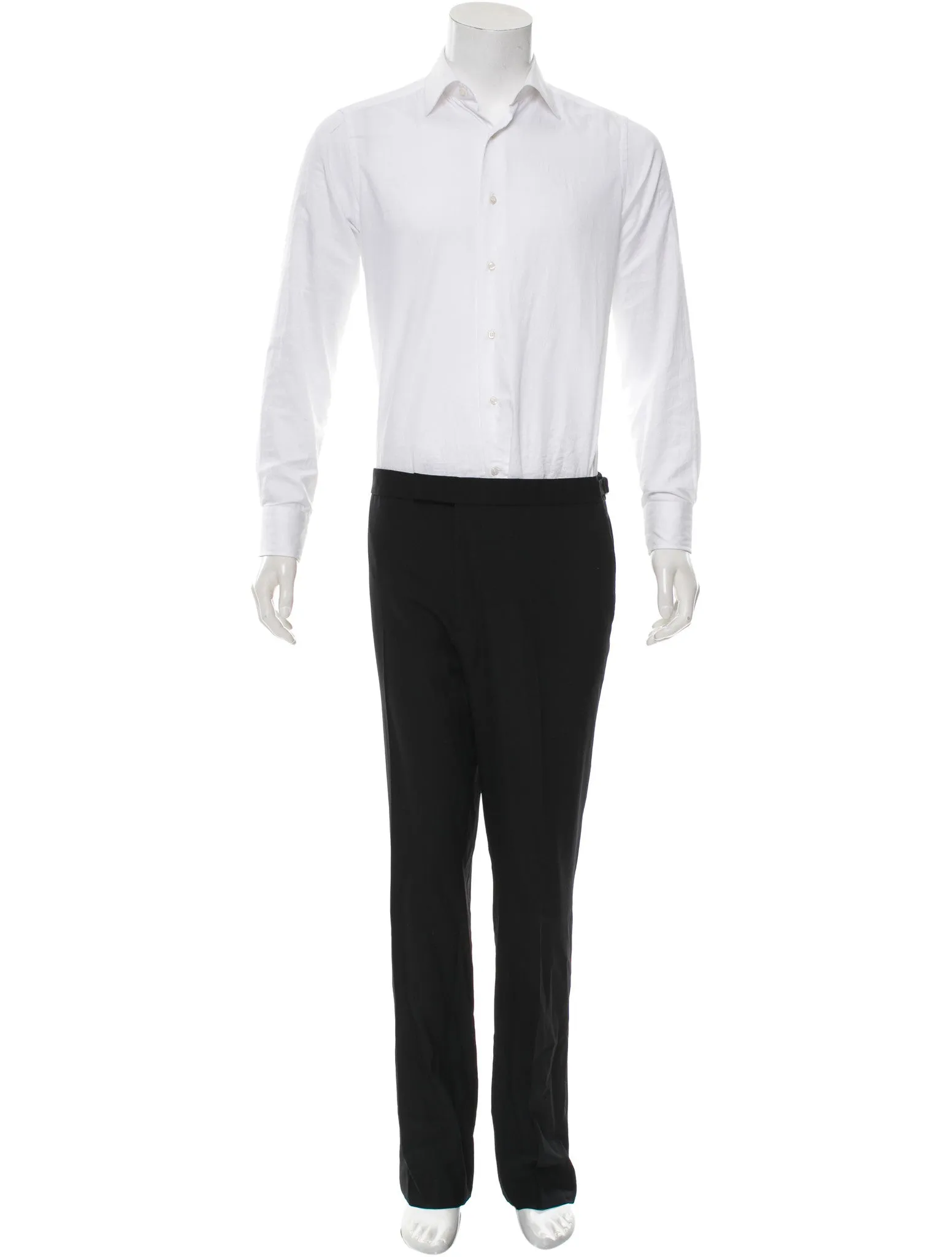 RALPH LAUREN BLACK LABEL WOOL TWO-PIECE TUXEDO SUIT SIZE 44R 37 XXL (TROUSERS) MEN