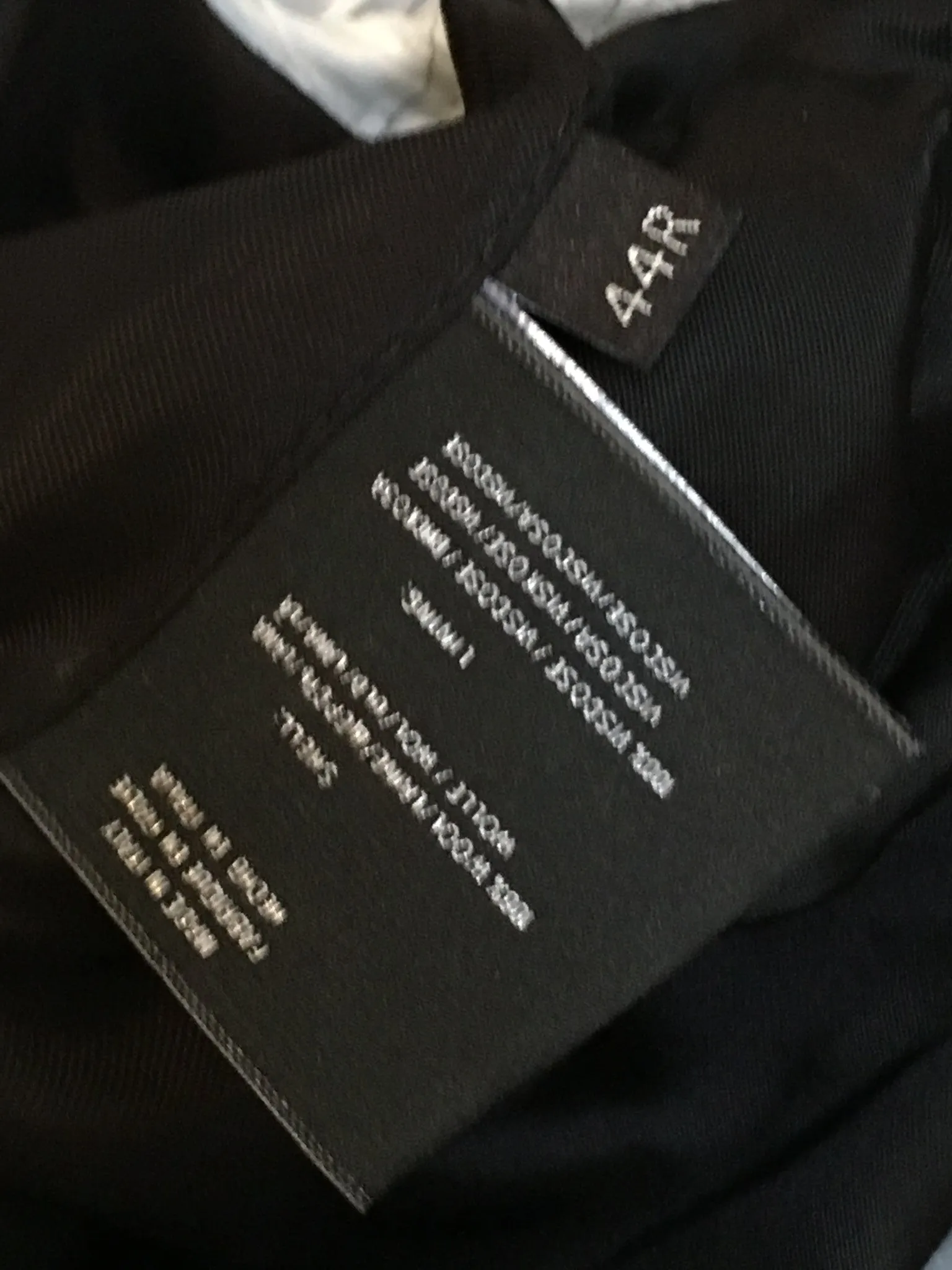 RALPH LAUREN BLACK LABEL WOOL TWO-PIECE TUXEDO SUIT SIZE 44R 37 XXL (TROUSERS) MEN