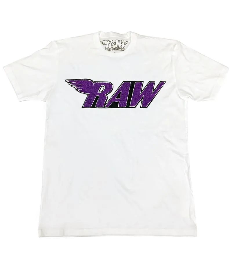 Rawyalty-Purple Chenille Crew Neck
