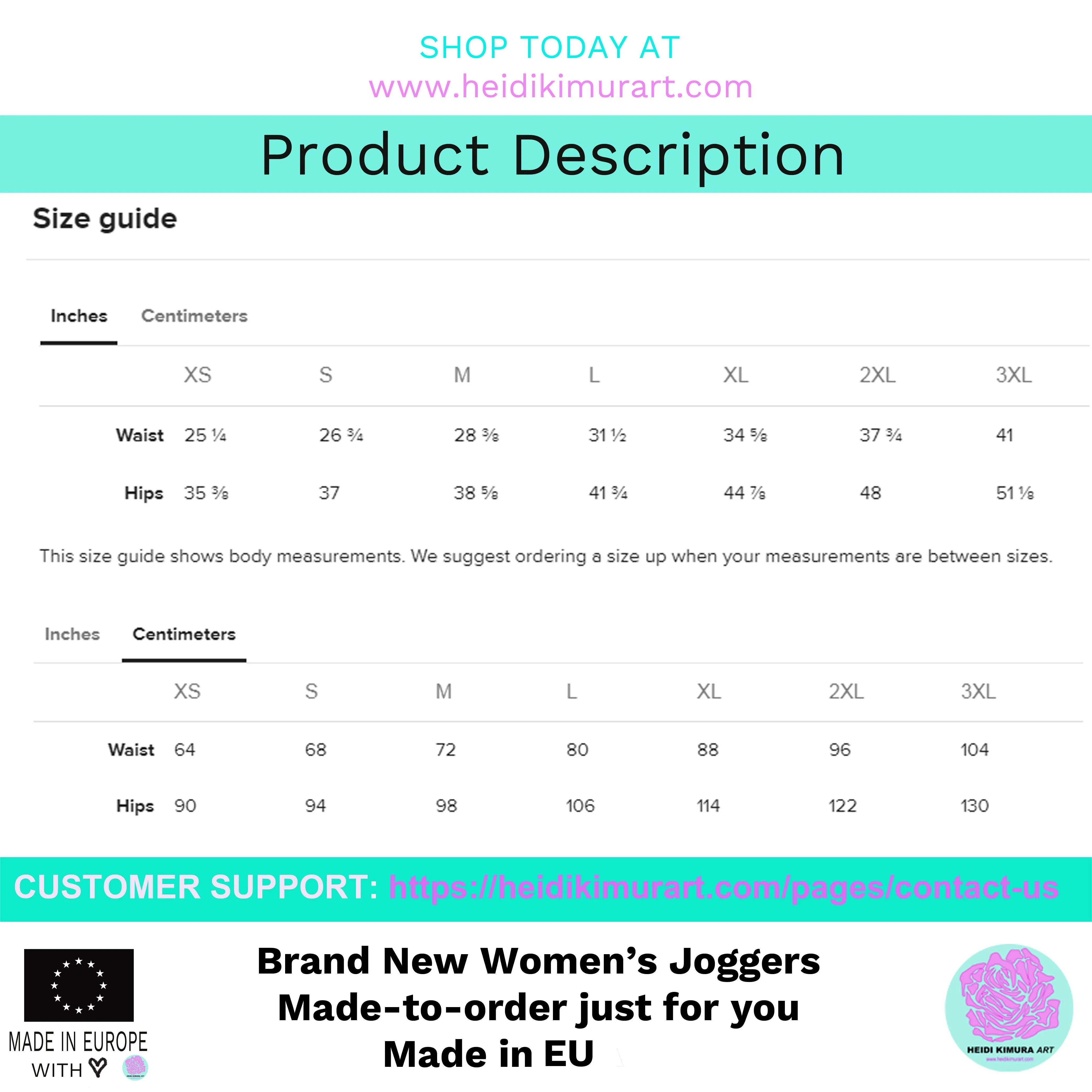 Red Tiger Striped Women's Joggers, Best Animal Print Designer Sweatpants For Ladies-Made in EU