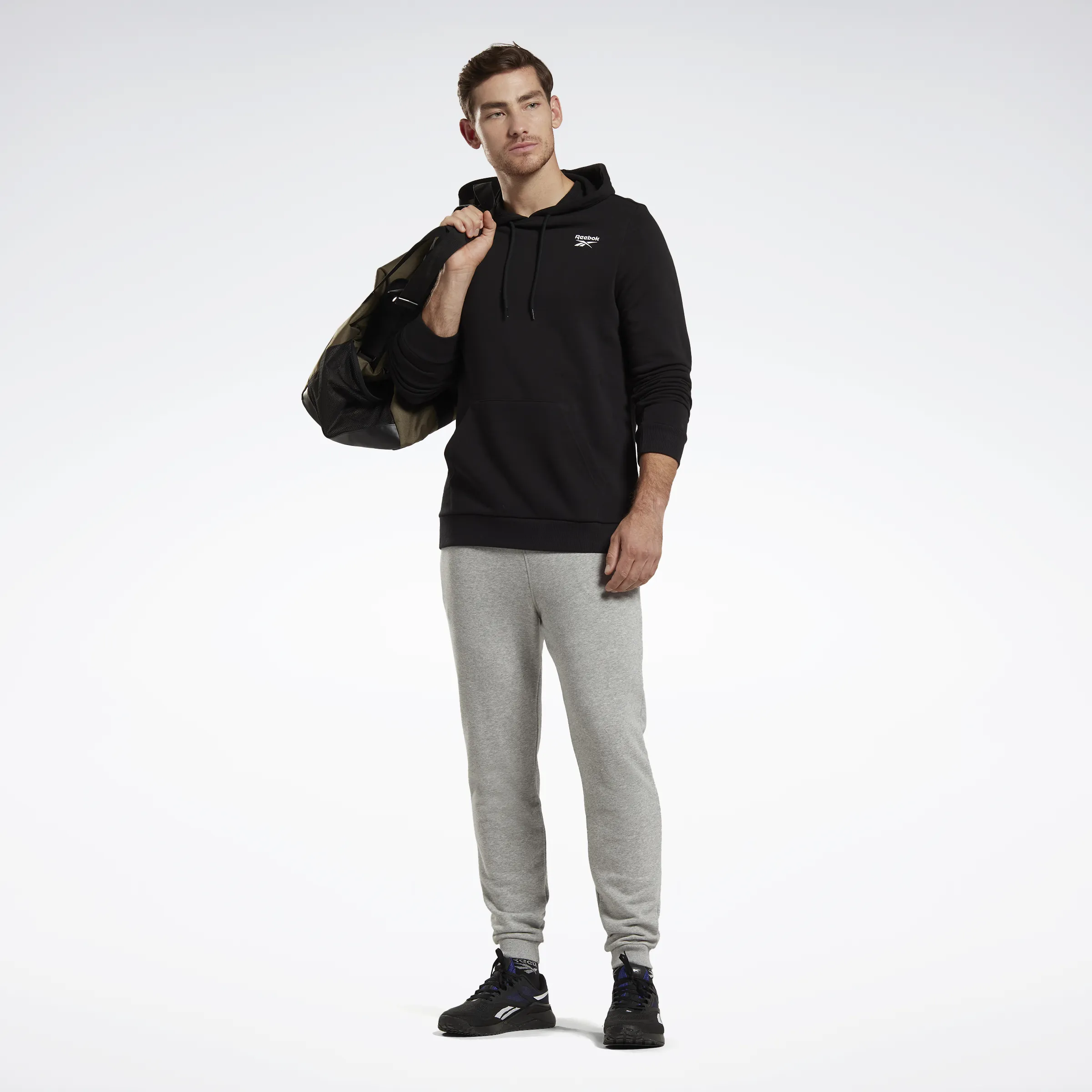Reebok Identity French Terry Joggers Medium Grey Heather