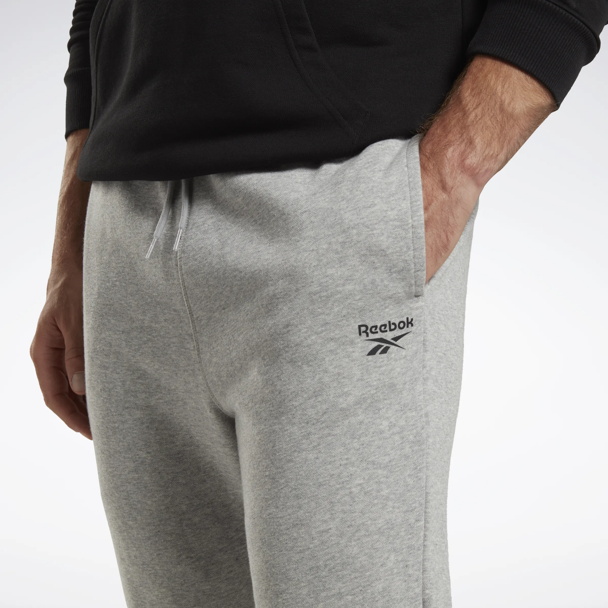 Reebok Identity French Terry Joggers Medium Grey Heather