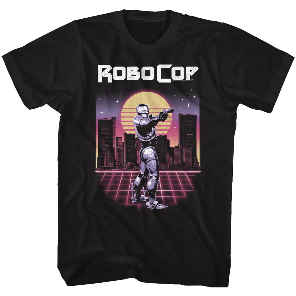 Robocop Synthwave Cop Men's T-Shirt