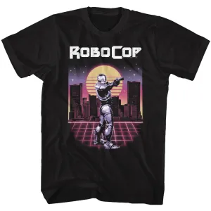 Robocop Synthwave Cop Men's T-Shirt