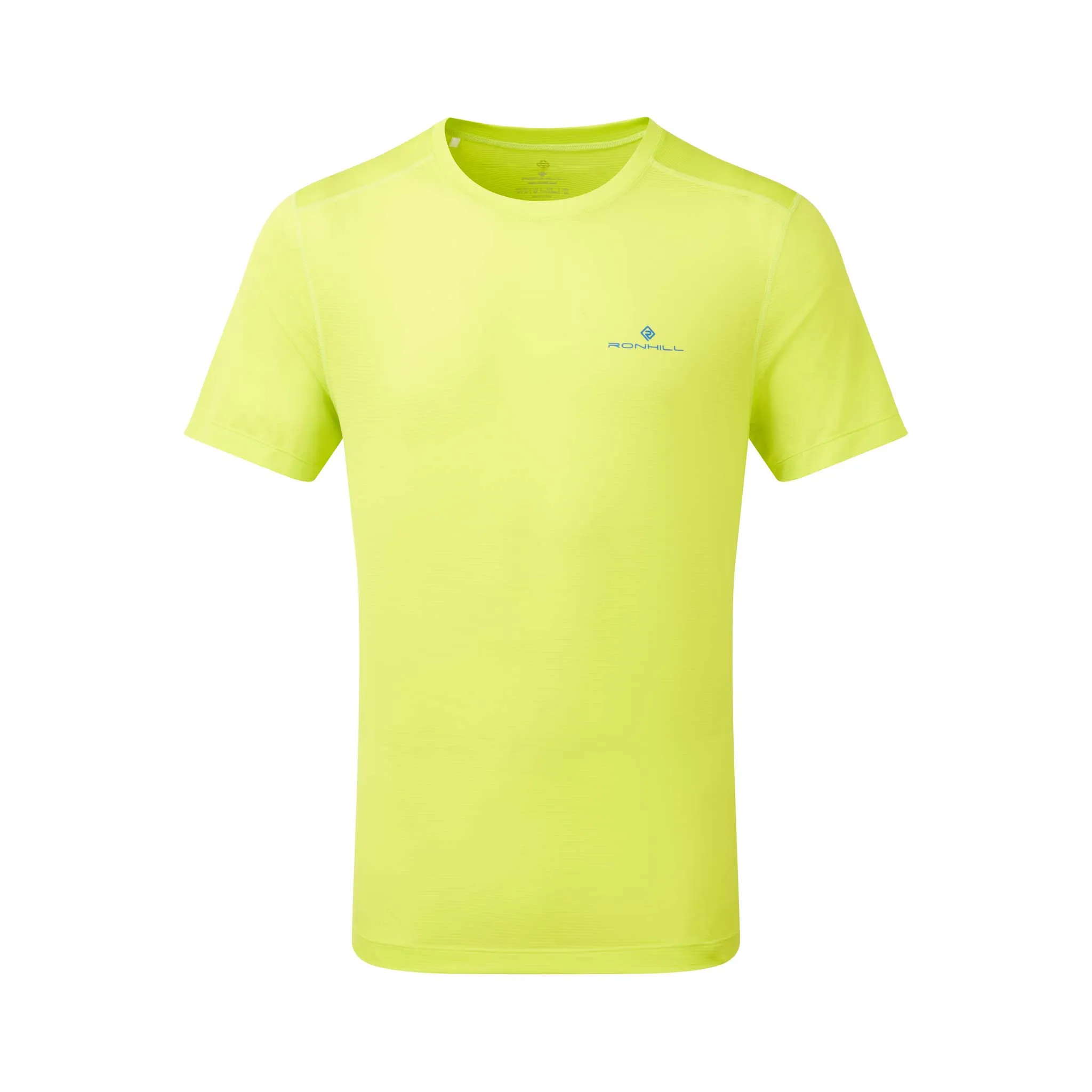 Ronhill | Men's Tech S/S Tee - Citrus/Azurite
