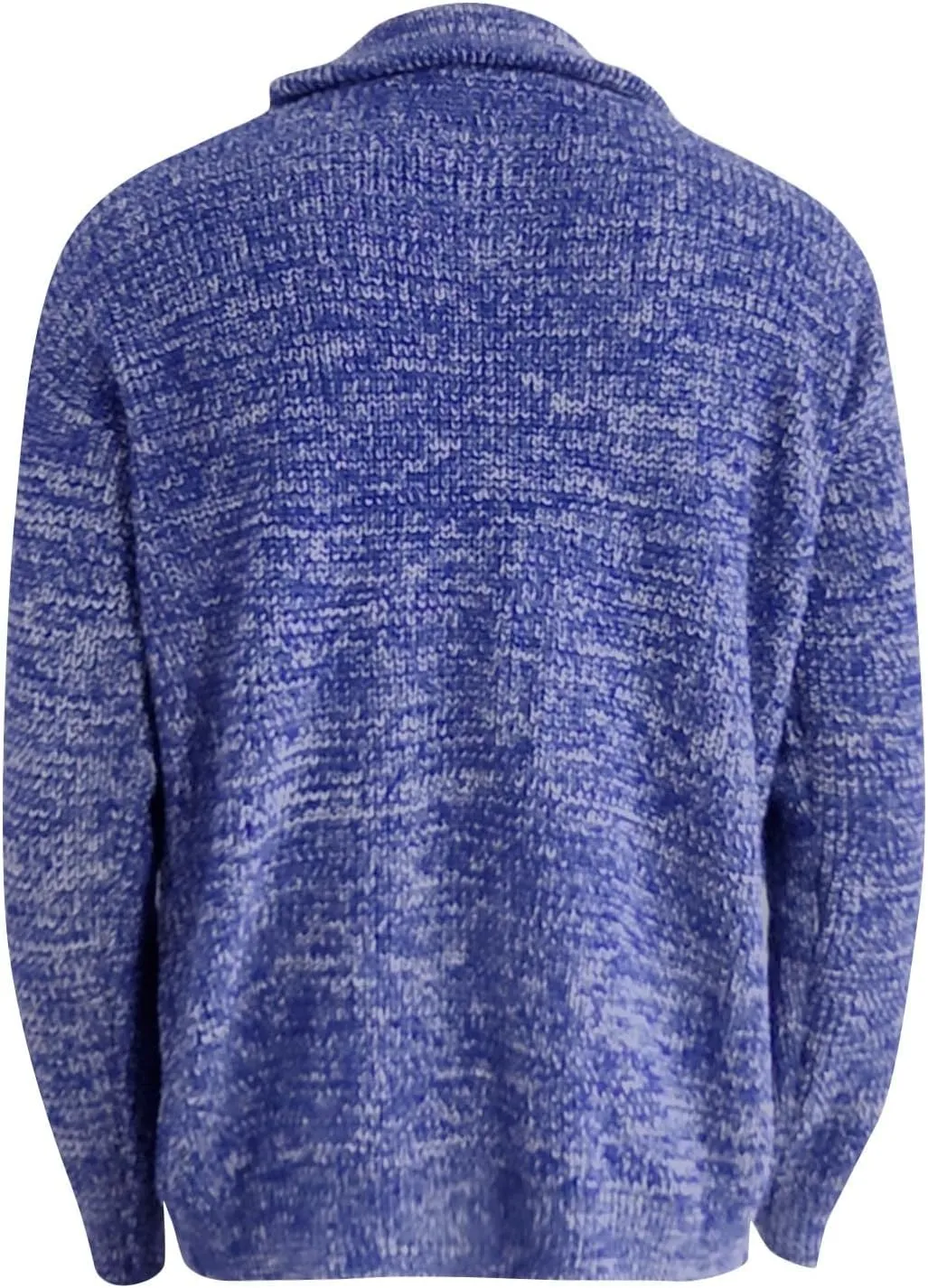 RTRDE Mens Dress Sweater Casual Long Sleeve Shawl Collar Buttons Down Cable Knit Cardigan Sweater Mens, XXL-5XL