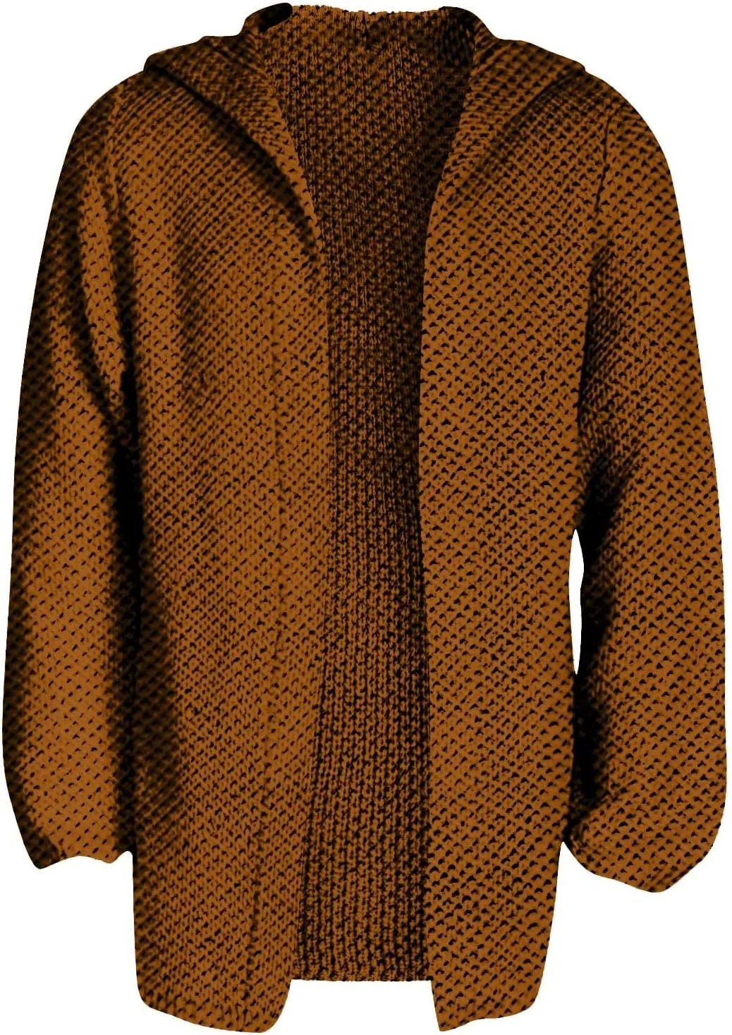 RTRDE Mens Long Jacket Cardigan Open Front Fall Casual Winter Warm Knit Sweater Coat Outwear, XL-5XL