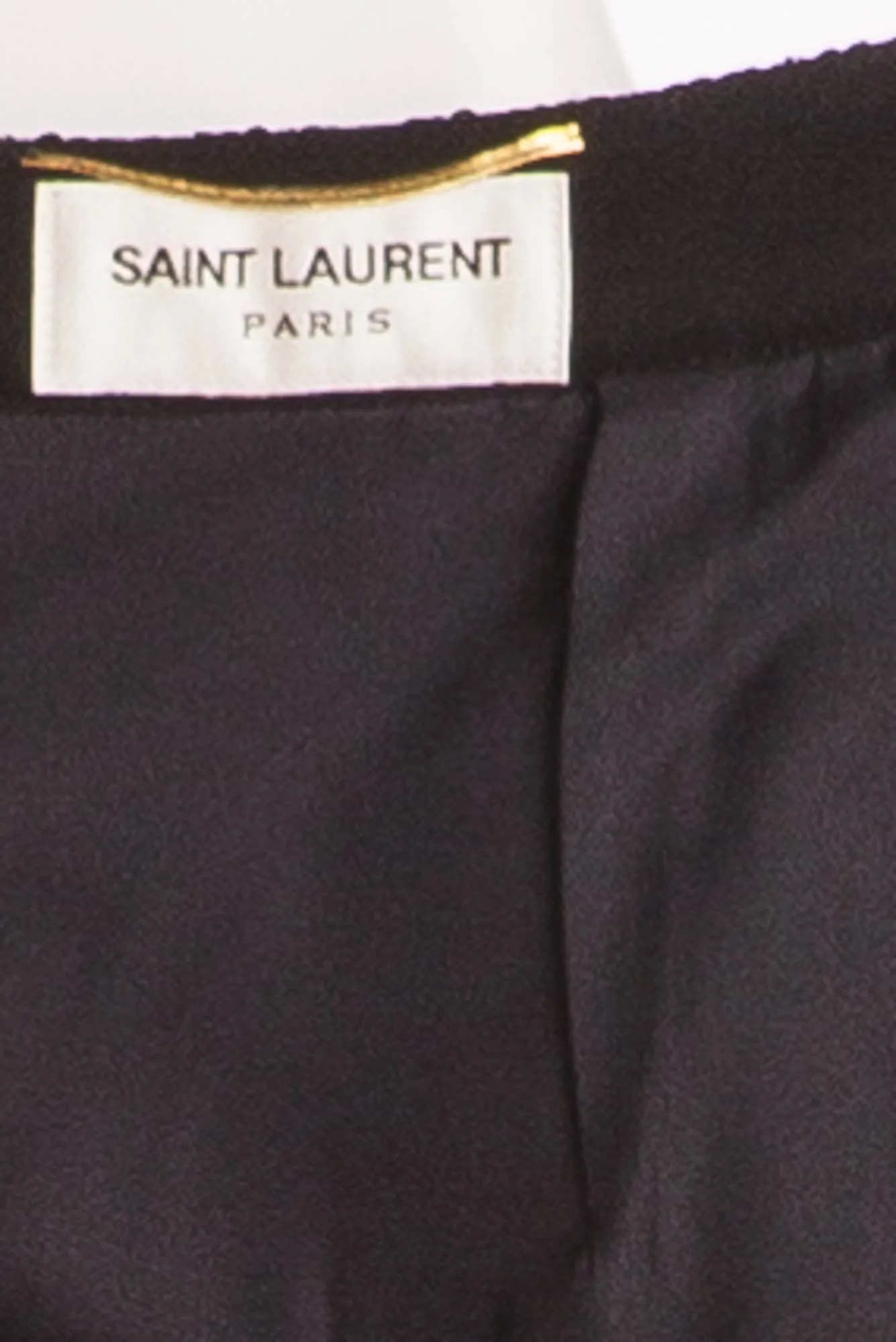 Saint Laurent - BN Black Sequin Mini Skirt - FR 40