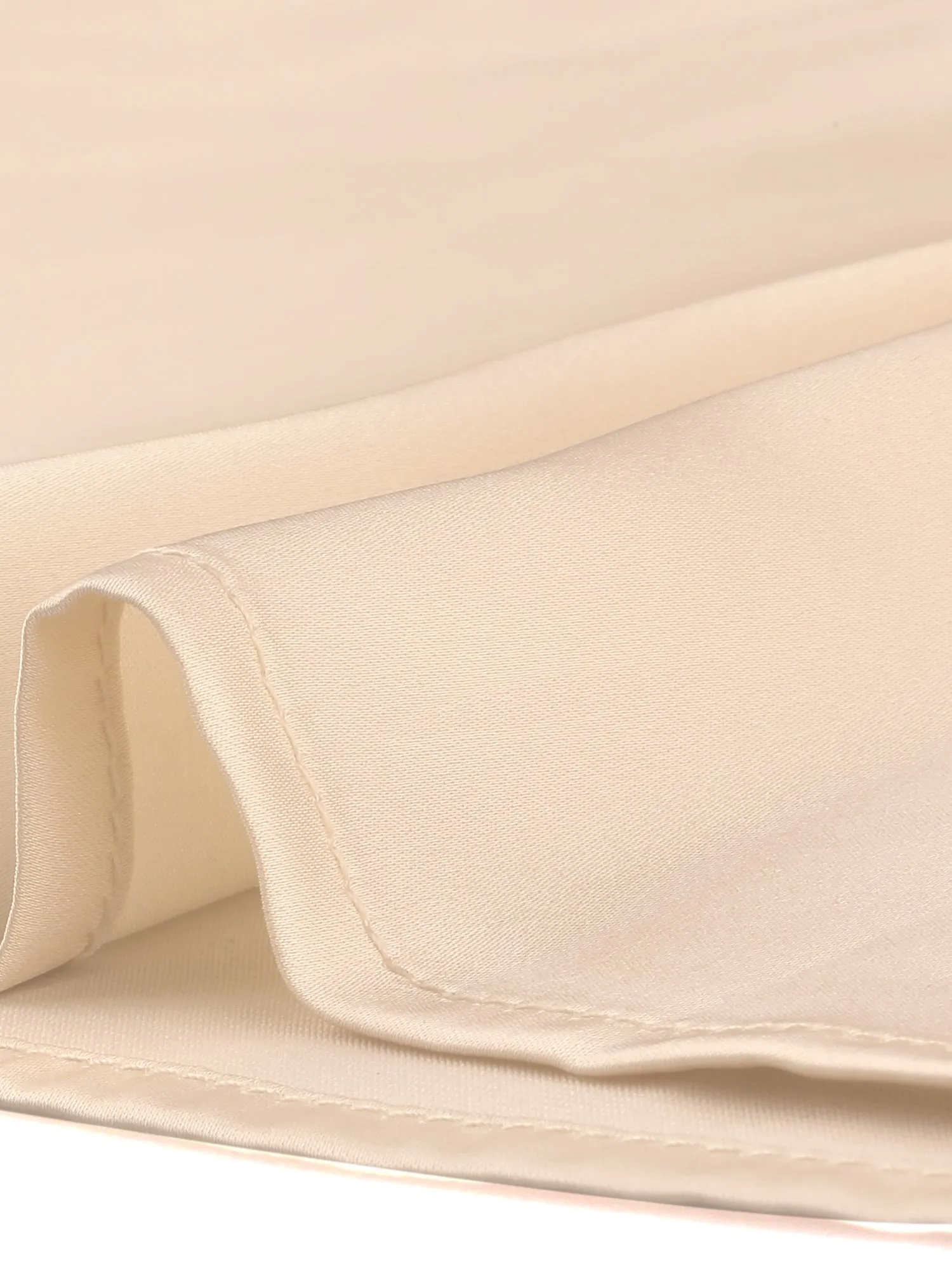 Satin Cap Sleeve Top Pleated Casual Work Office Blouse
