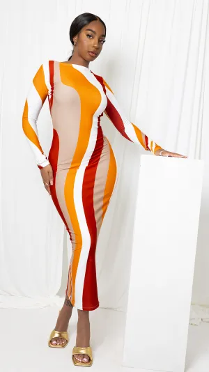 SCOOP CUT OPEN BACK MAXI