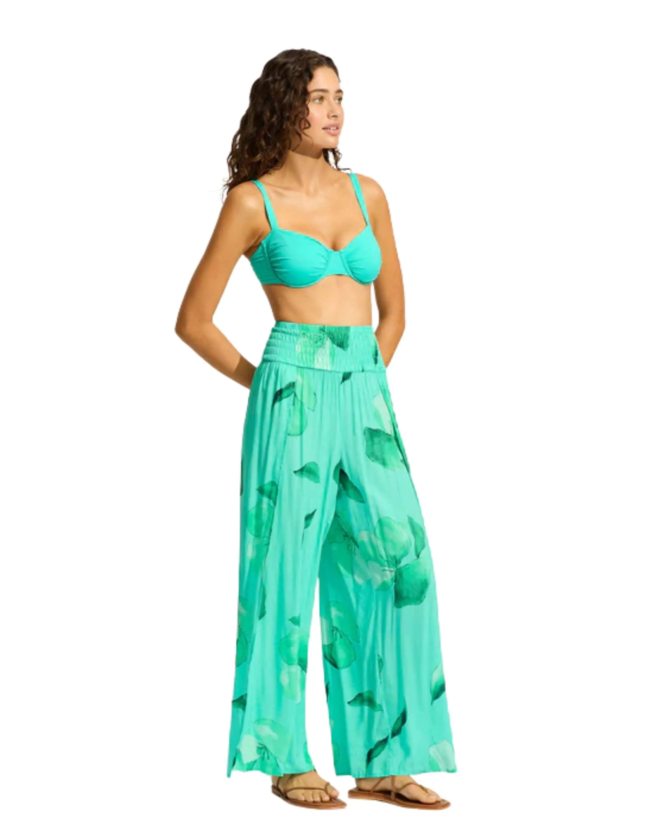Secret Garden Shirred Wrap Pant