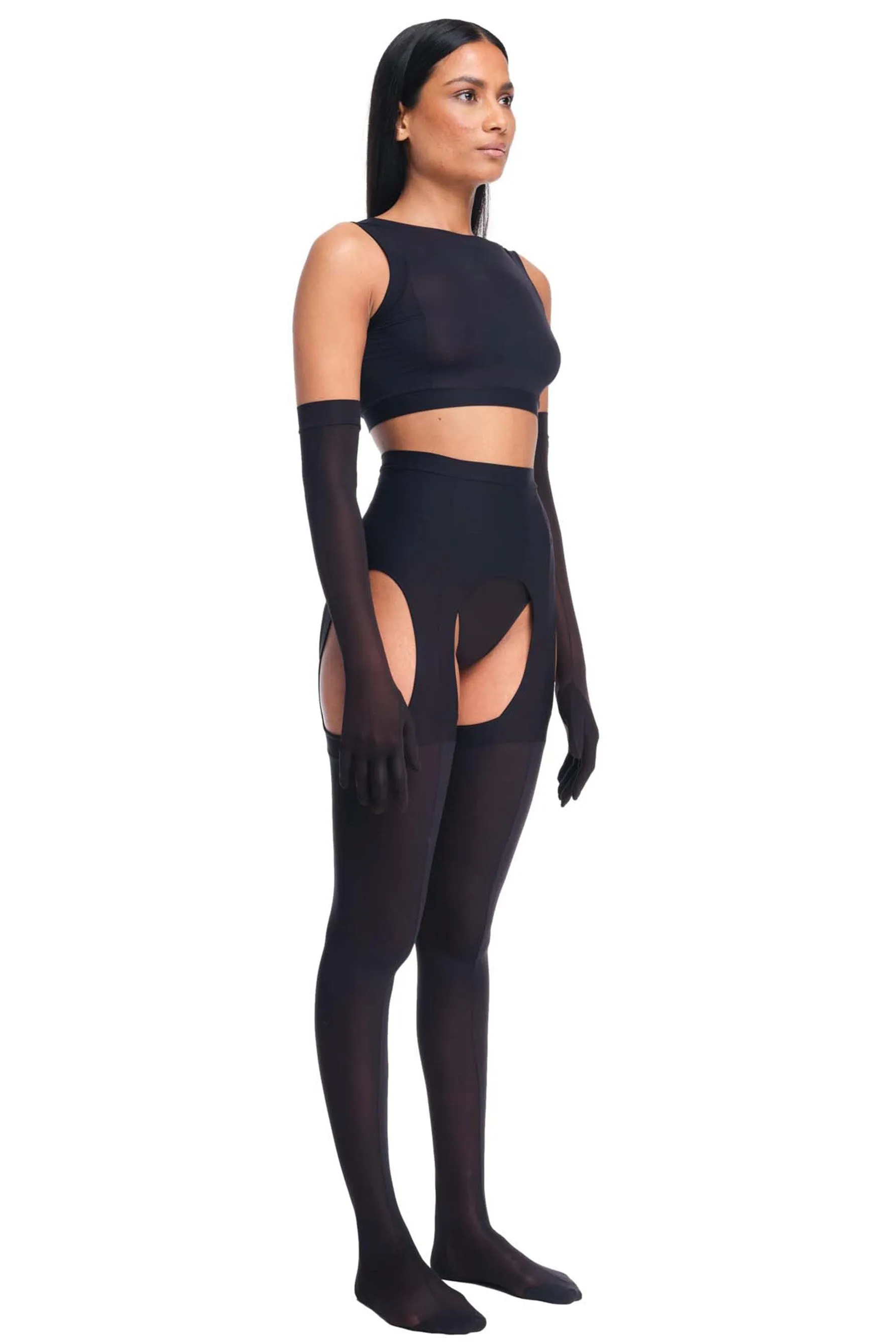 Sever Suspender Tights