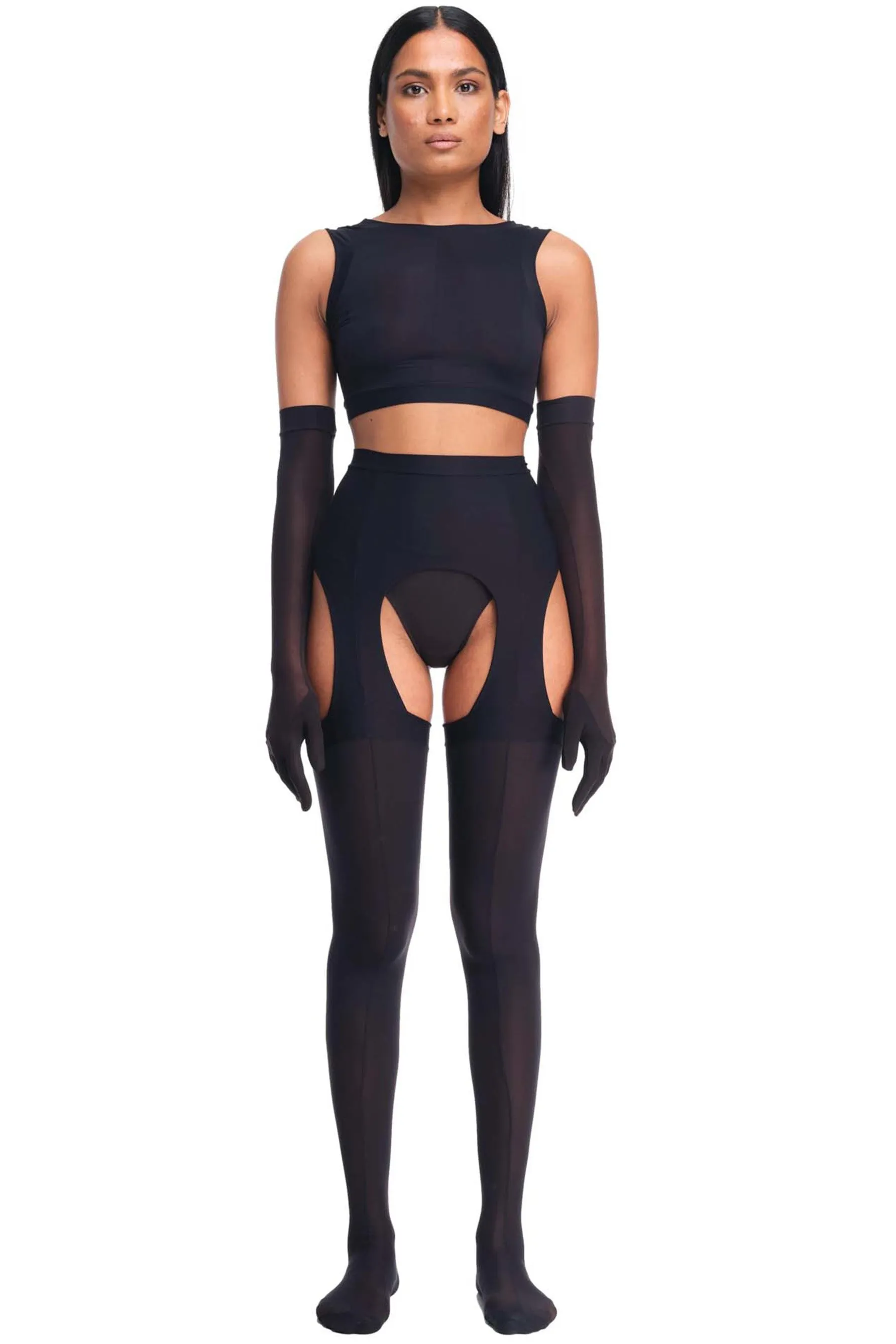Sever Suspender Tights
