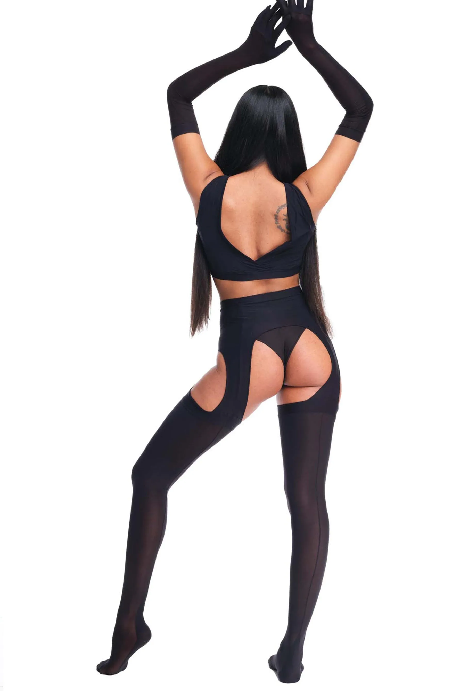 Sever Suspender Tights