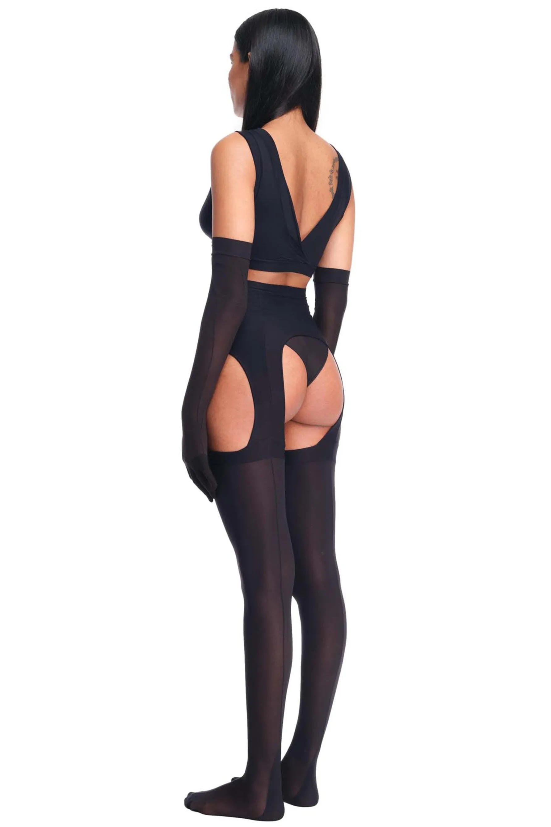 Sever Suspender Tights