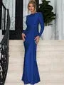 Sexy Black See-through Long Maxi Lace Dresses for Women 2024 O-neck Long Sleeve Hollow Out High Slit Irregular T-shirt Dress