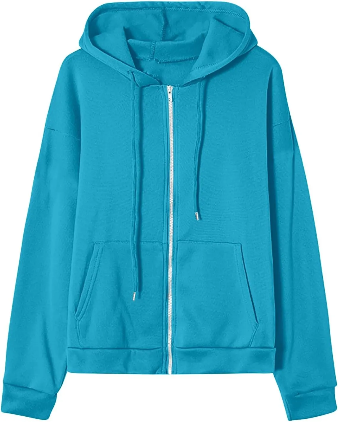 SGASY Womens Zip Up Hoodies Sweatshirt Fleece Jackets 2024 Fall Fashion Outfits Winter Clothes Soft Zip Up Hoodie Women