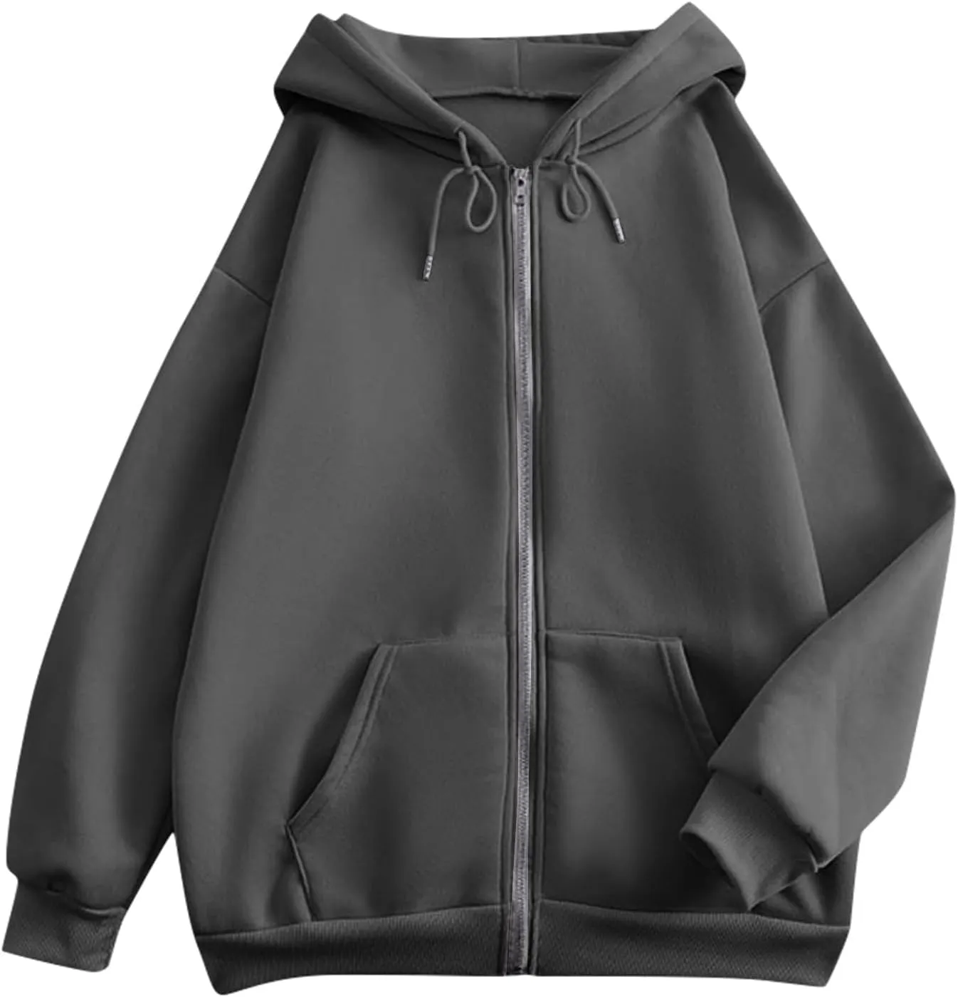 SGASY Womens Zip Up Hoodies Sweatshirt Fleece Jackets 2024 Fall Fashion Outfits Winter Clothes Soft Zip Up Hoodie Women