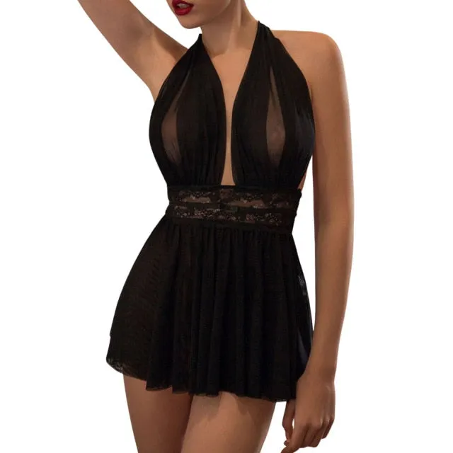Sheer Lace Nightgown