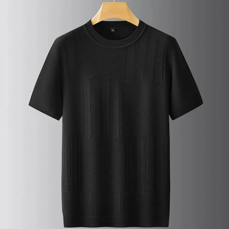 Short Sleeve Pullover Wool Sweater
