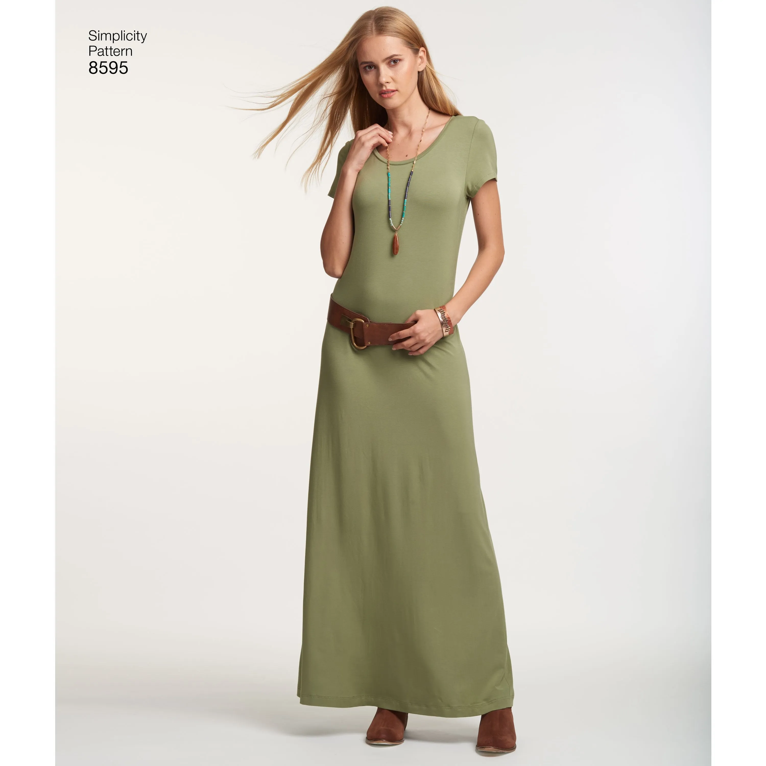 Simplicity Pattern 8595 Women's and Miss petite dresses