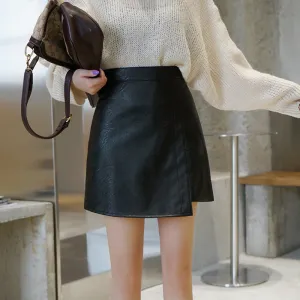 Skirt Women Slim-Look Niche Plus Size High Waist A-Line Hip Flattering Skirt