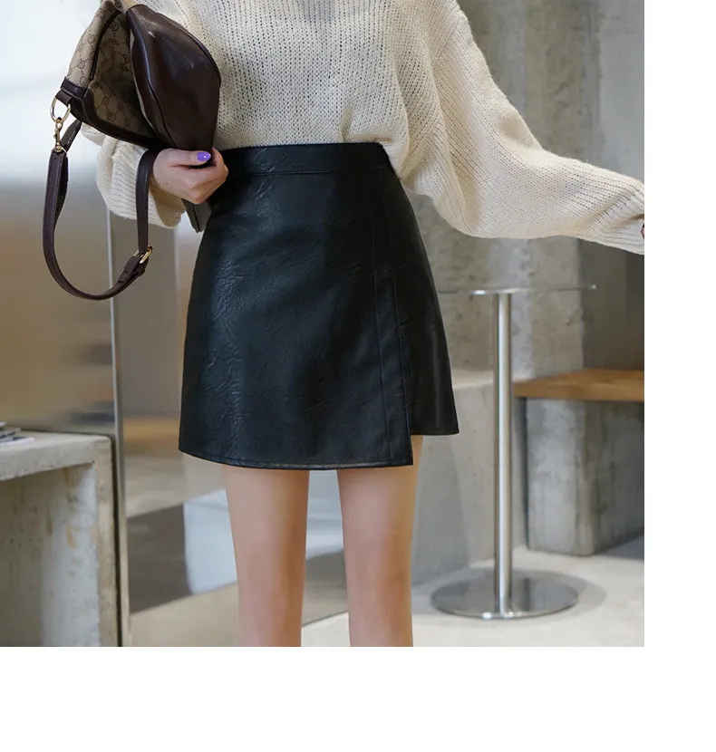 Skirt Women Slim-Look Niche Plus Size High Waist A-Line Hip Flattering Skirt