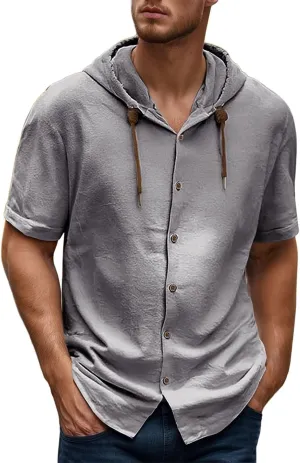Slim Fit T Shirts for Men,Mens Workout Hoodie T Shirt Relaxed Fit Summer Stylish Lightweight Running Casual Tees