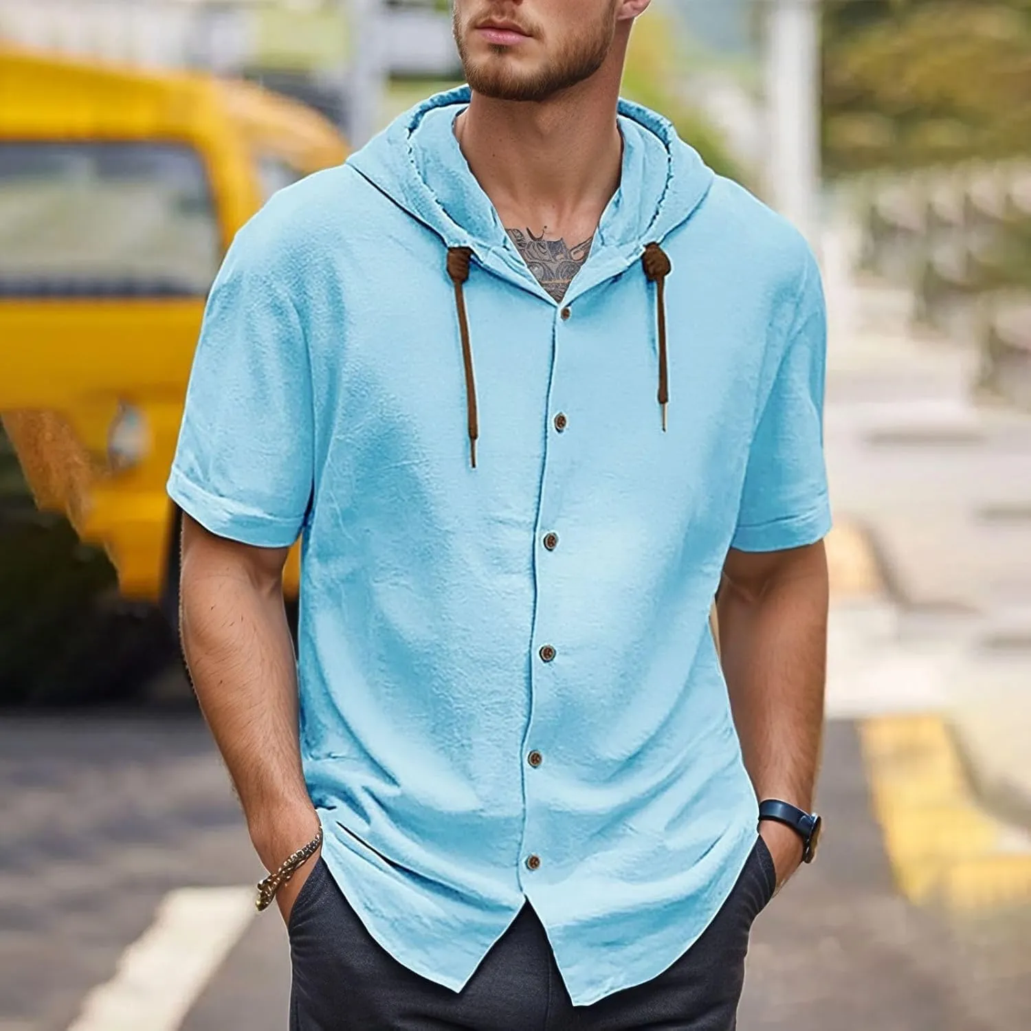 Slim Fit T Shirts for Men,Mens Workout Hoodie T Shirt Relaxed Fit Summer Stylish Lightweight Running Casual Tees