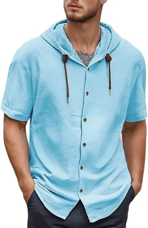 Slim Fit T Shirts for Men,Mens Workout Hoodie T Shirt Relaxed Fit Summer Stylish Lightweight Running Casual Tees