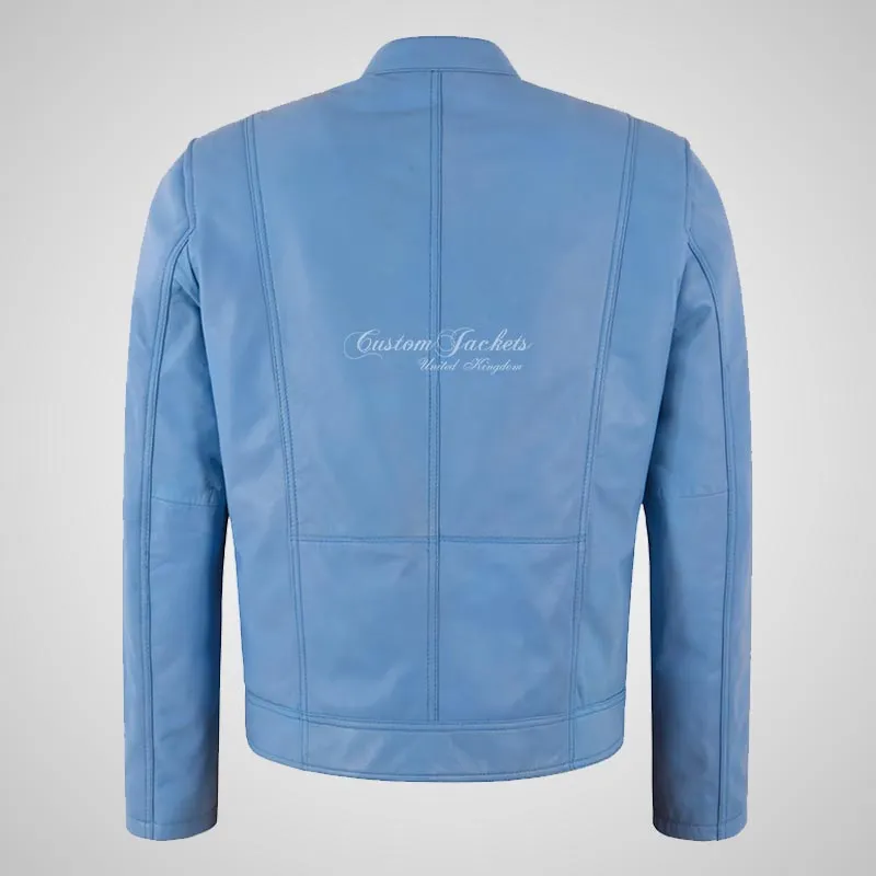 SMART RANGE Men's Biker Leather Jacket Fashion Jacket