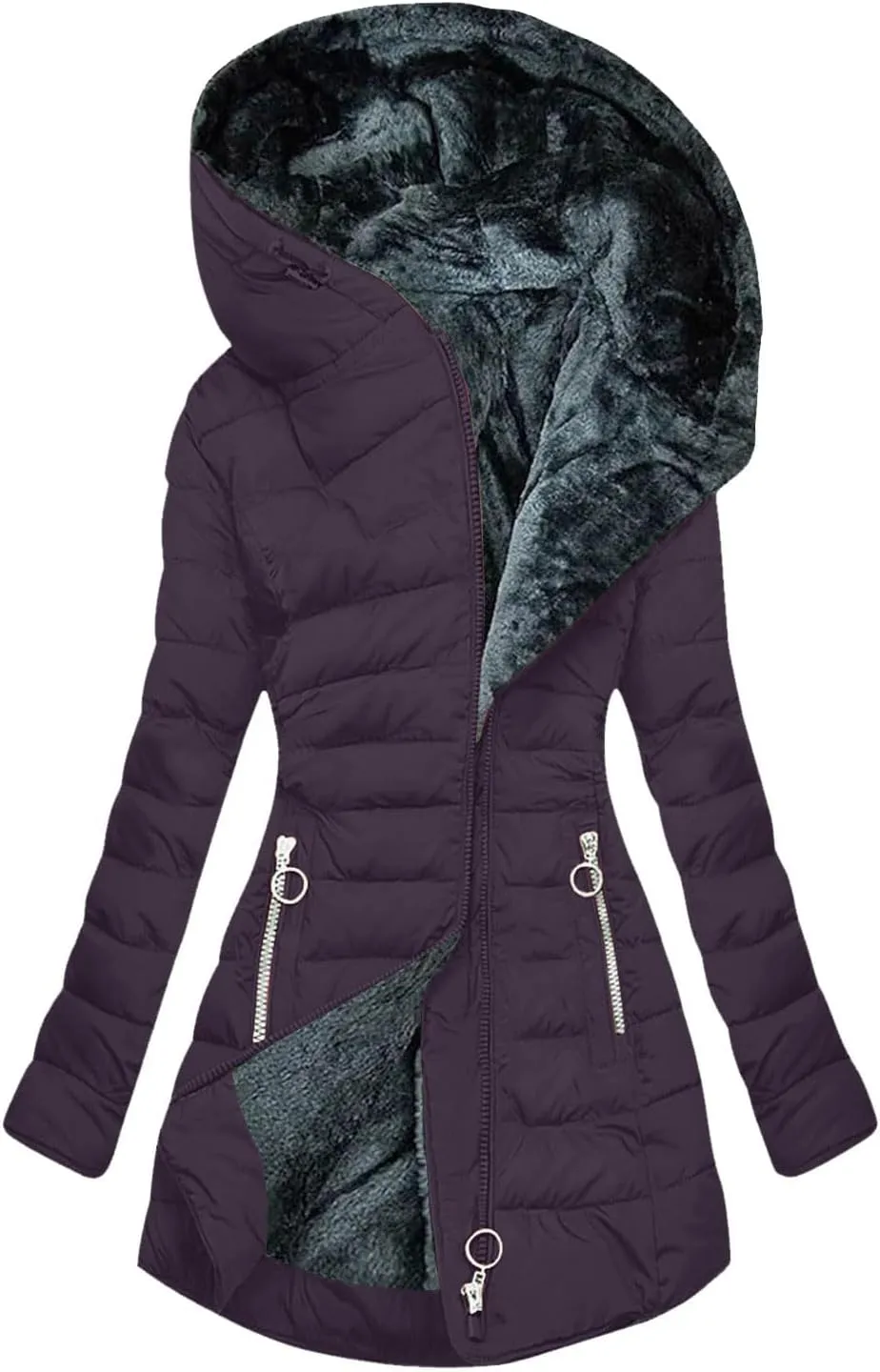 Snow Coats For Women Womens Packable Down Jacket With Hood Winter Puffer Jackets For Women Snow Clothes For Women