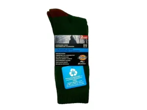Socks Men's 2pk. 4 Seasons Cushioned Crew Green Dickies (ENDCAP)(or 3/$9.99)
