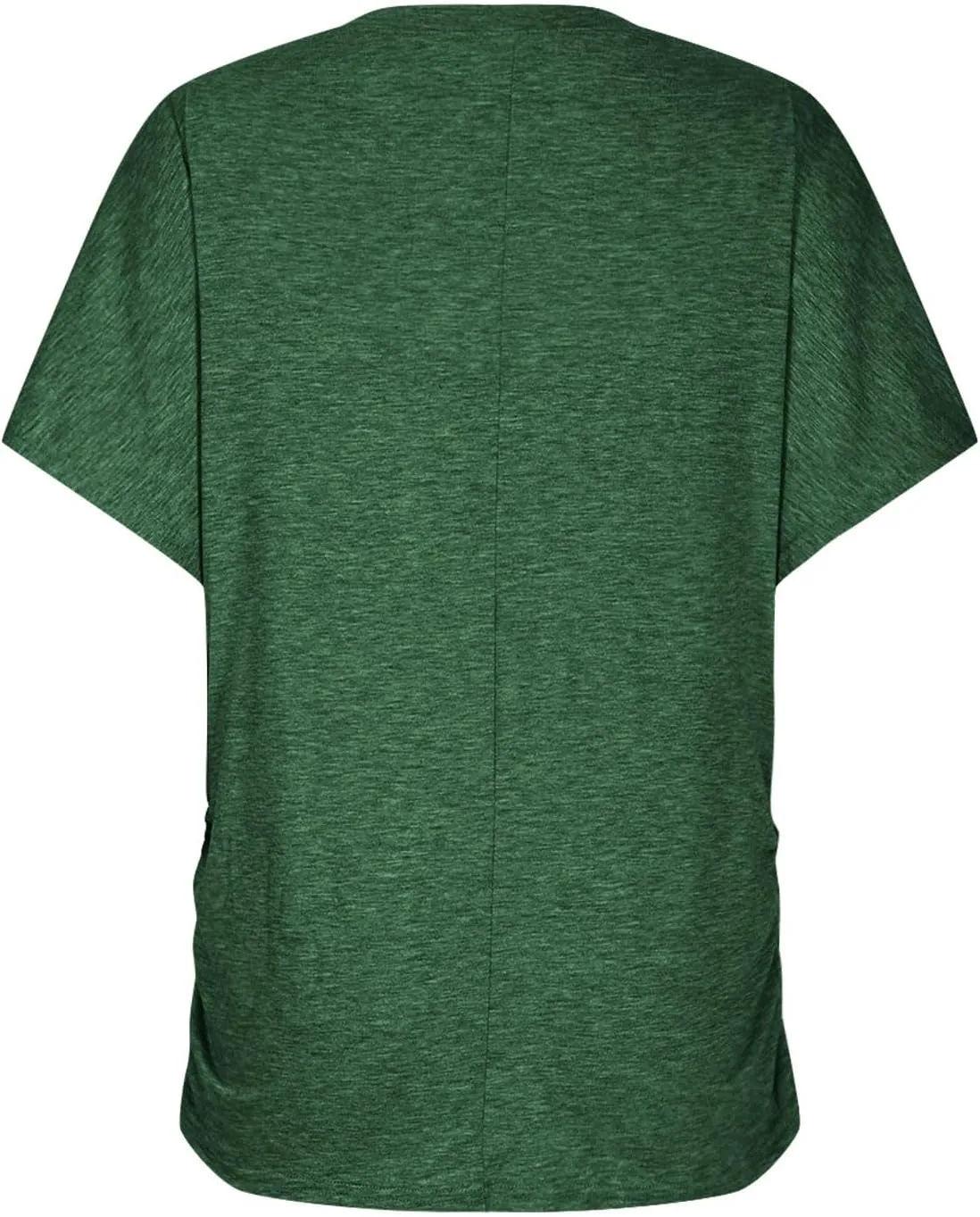 Solid Cotton Tshirts for Women Short Sleeve Slim Fit Tops Casual V Neck Blouse 2025 Casual Cute Graphic Basic Tees