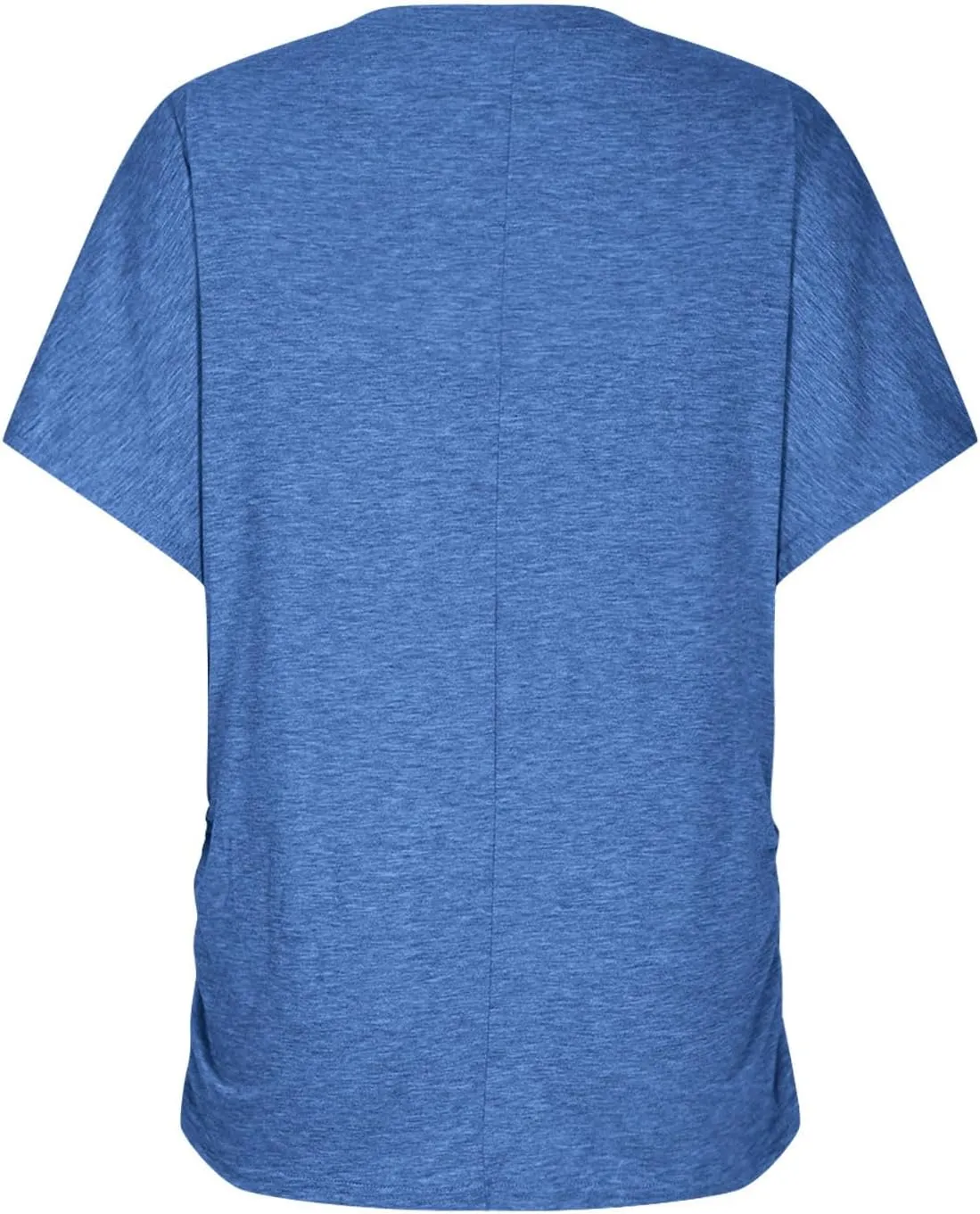 Solid Cotton Tshirts for Women Short Sleeve Slim Fit Tops Casual V Neck Blouse 2025 Casual Cute Graphic Basic Tees